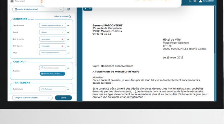 Logiciel de gestion de courriers électroniques Maarch Courrier