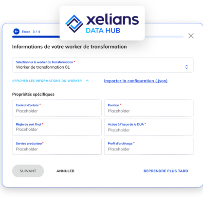 Logiciel de gestion des flux documentaires Xelians Data Hub ETL